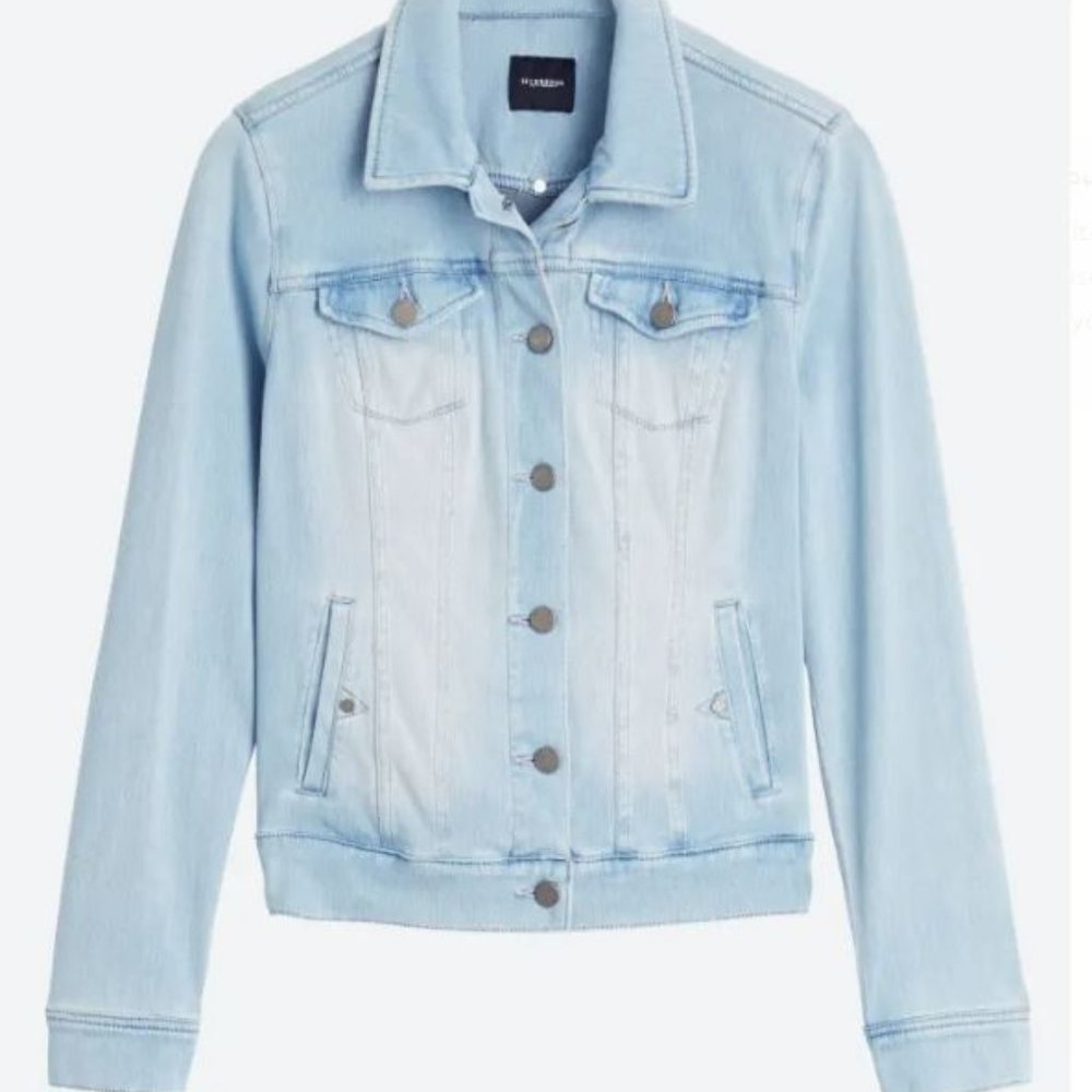 Liverpool Kolten Light Wash Denim Jacket, XL